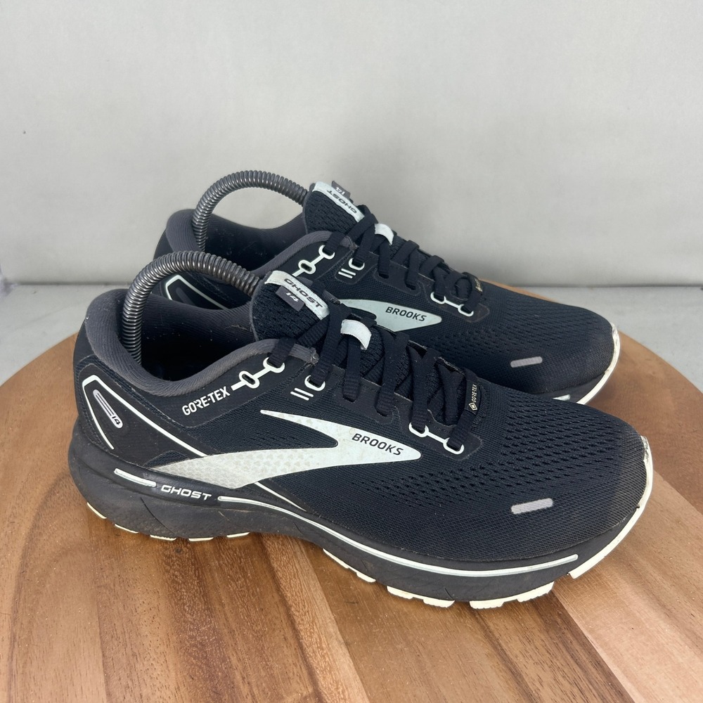 Brooks Ghost 14 GTX Waterproof Womens Running Shoes Black 1203551B015 Size 9.5 B